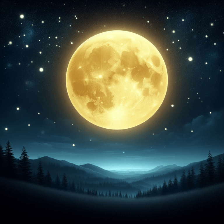 Yellow Moon Spiritual Meaning and Symbolism Explained