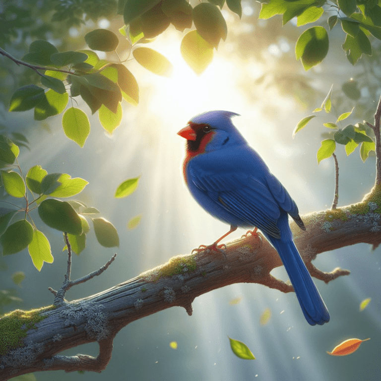 Blue Cardinal Bird: Spiritual Meaning & Symbolism Explained