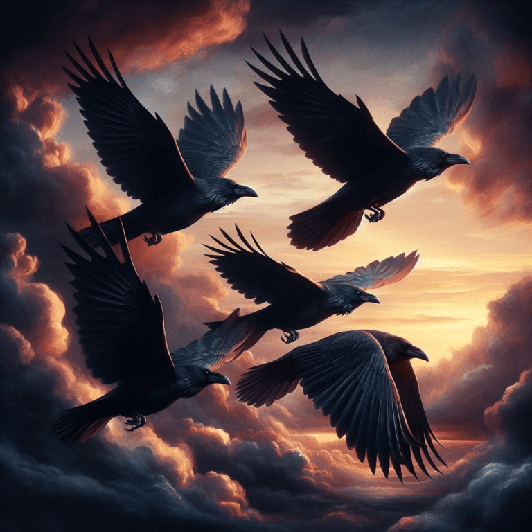 The Spiritual Meaning Behind Seeing 2, 3, 4, and 5 Ravens