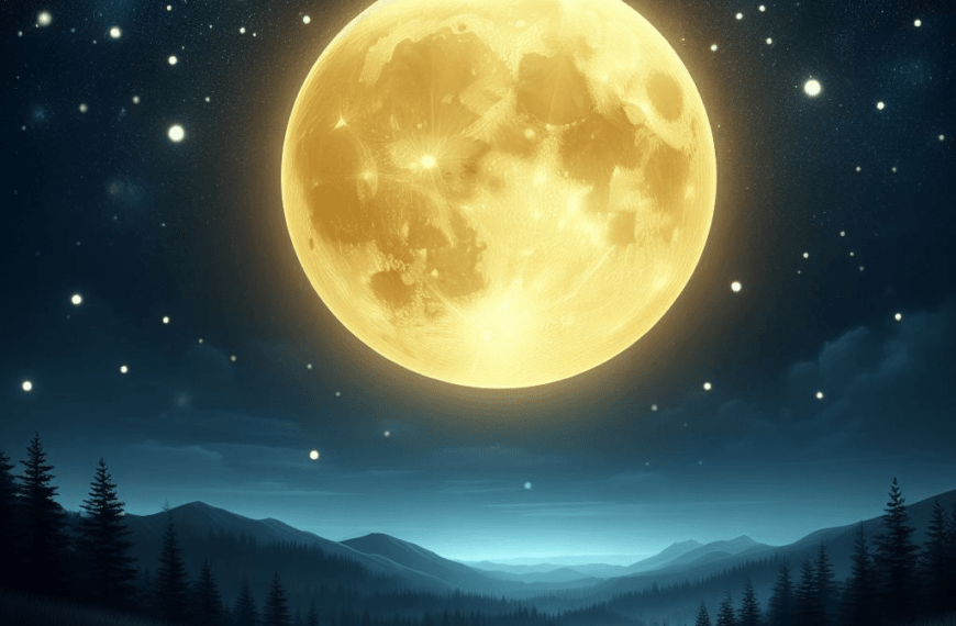 Yellow Moon Spiritual Meaning and Symbolism Explained