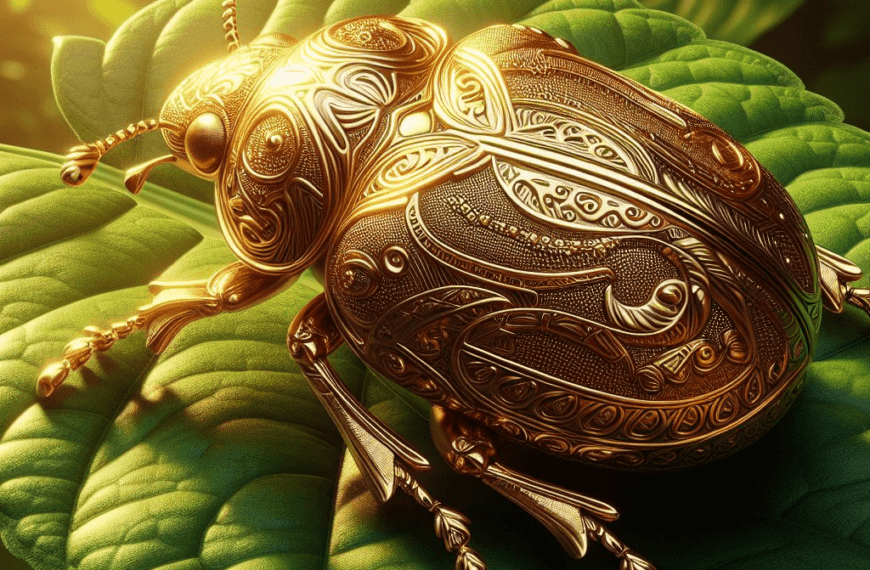 Golden Beetle Spiritual Meaning & Dream Explained