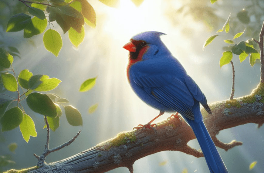 Blue Cardinal Bird: Spiritual Meaning & Symbolism Explained